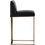 Dean Barstool - Antique Brass - Cantina Black 103798 103798 DEAN BARSTOOL ANTIQUE BRASS CANTINA BLACK 2