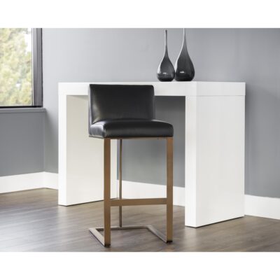 Dean Barstool - Antique Brass - Cantina Black 20 Dean Barstool - Antique Brass - Cantina Black 103798 103798 DEAN BARSTOOL ANTIQUE BRASS CANTINA BLACK 5