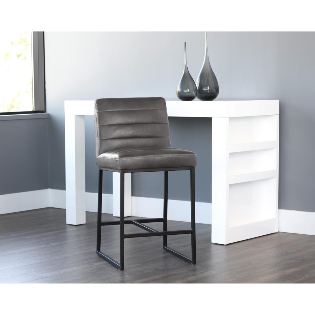 Spyros Counter Stool - Overcast Grey - Image 4