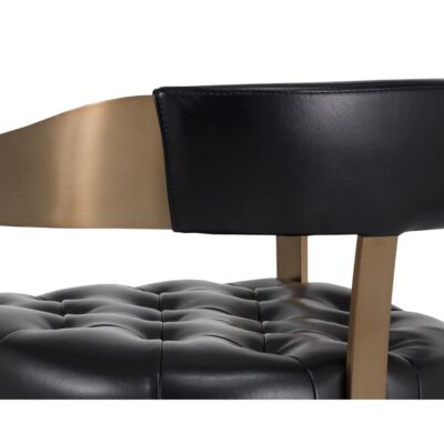 Beaumont Counter Stool - Antique Brass - Cantina Black 13 Beaumont Counter Stool - Antique Brass - Cantina Black 104014 104014 BEAUMONT COUNTER STOOL BLACK 8