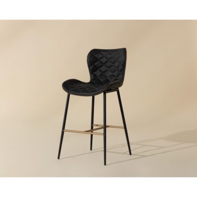 Lyla Counter Stool - Antique Black 104032 104032 LYLA COUNTER STOOL ANTIQUE BLACK