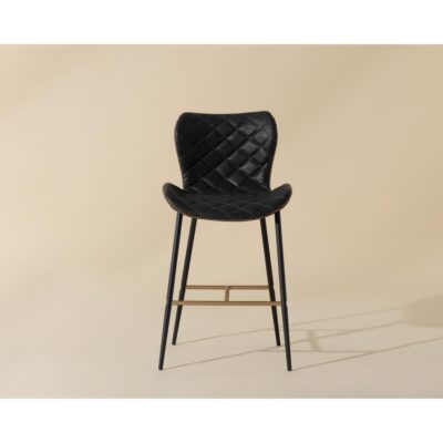 Lyla Counter Stool - Antique Black 104032 104032 LYLA COUNTER STOOL ANTIQUE BLACK 1