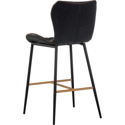 Lyla Counter Stool - Antique Black 104032 104032 LYLA COUNTER STOOL ANTIQUE BLACK 23