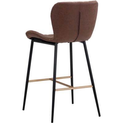 Lyla Counter Stool - Antique Brown 104034 104034 LYLA COUNTER STOOL CHAMPAGNE GOLD ANTIQUE BROWN 3