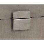 Jade Nightstand - Antique Silver - Ash Grey 104100 104100 JADE NIGHTSTAND ANTIQUE SILVER ASH GREY FINISH 6