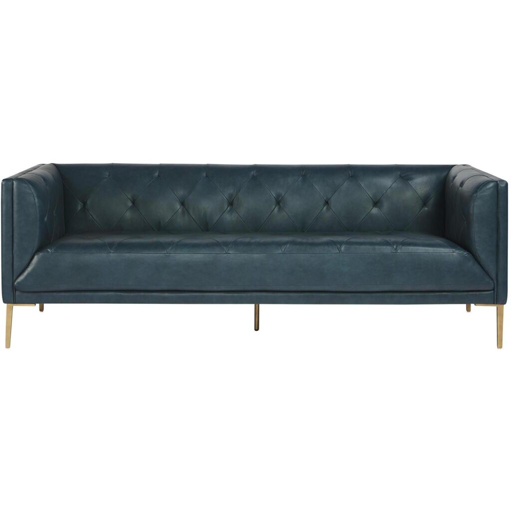 Westin Sofa - Vintage Peacock Leather - Image 2