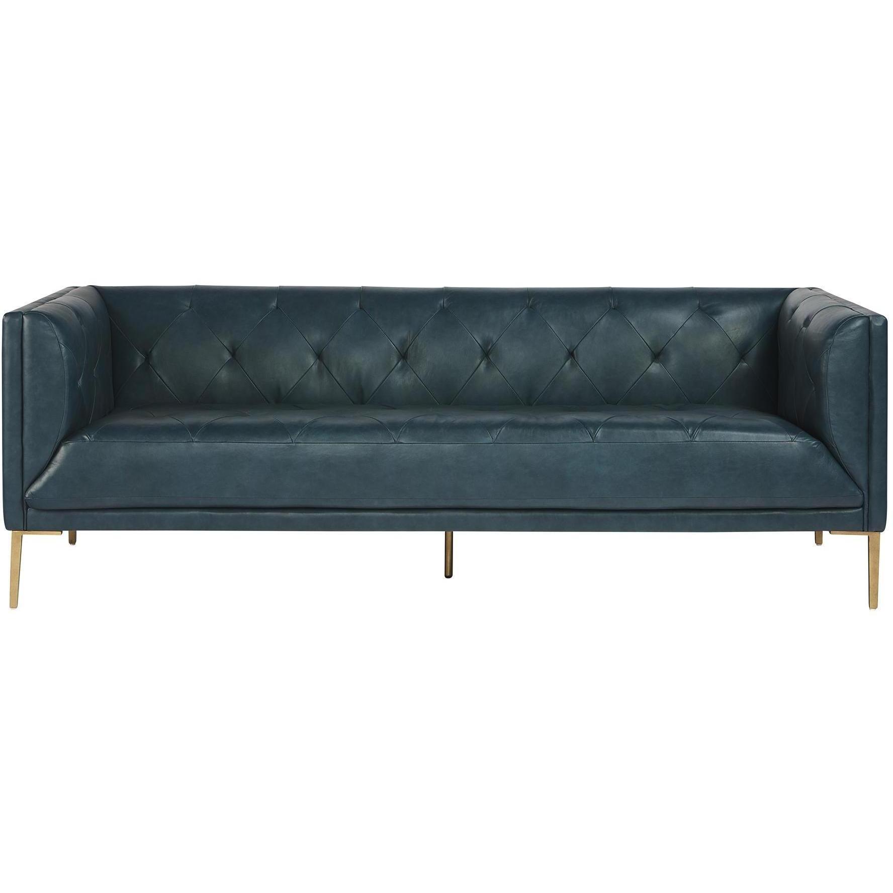 Westin Sofa - Vintage Peacock Leather - Image 2