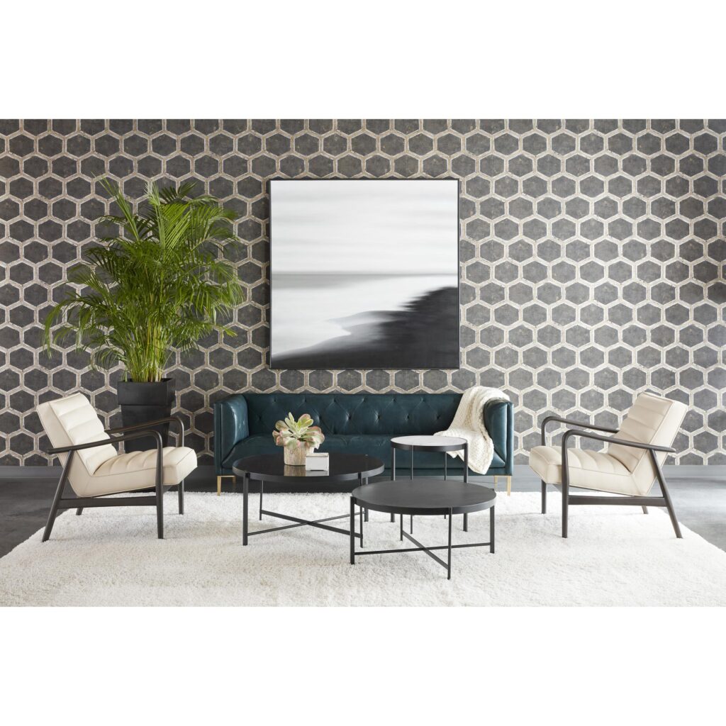 Westin Sofa - Vintage Peacock Leather - Image 6