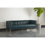 Westin Sofa - Vintage Peacock Leather 104113 104113 WESTIN SOFA VINTAGE PEACOCK LEATHER 5