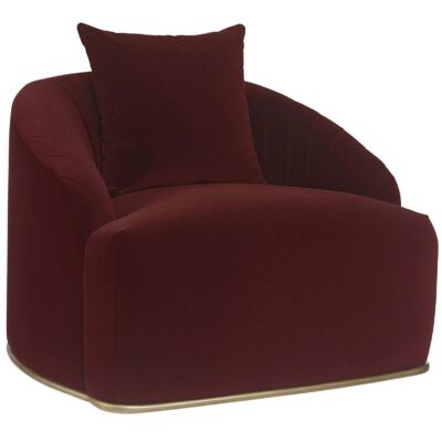 Accent Chairs Burlington - Modern Living 104138 ASTRID CHAIR MERLOT