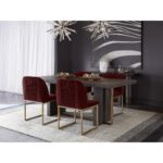 Nevin Dining Chair - Merlot 104141 104141 NEVIN DINING CHAIR MERLOT 10