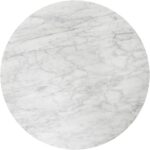 Damon Bistro Table - Gold - 35.5" 104426 104426 DAMON BISTRO TABLE GOLD WHITE MARBLE 2