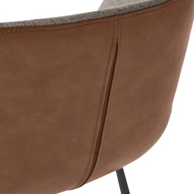 Waldo Counter Stool - November Grey / Cinnamon Brown 10 Waldo Counter Stool - November Grey / Cinnamon Brown 104488 104488 WALDO COUNTER STOOL NOVEMBER GREY CINNAMON BROWN 6