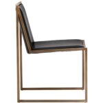 Blair Dining Chair - Cantina Black 104711 104711 BLAIR DINING CHAIR ANTIQUE BLACKBLACK NOBIITY 2
