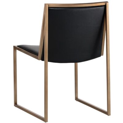 Blair Dining Chair - Cantina Black 104711 104711 BLAIR DINING CHAIR ANTIQUE BLACKBLACK NOBIITY 3