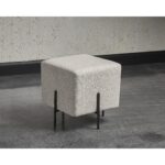 Heston Ottoman - Black - Dorset Platinum 104718 104718 HESTON OTTOMAN DORSET PLATINUM 5