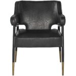 Derome Dining Armchair - Bravo Portabella 104846 104846 DEROME ARMCHAIR BRAVO PORTABELLA 1