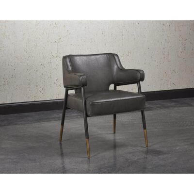 Derome Dining Armchair - Bravo Portabella 12 Derome Dining Armchair - Bravo Portabella 104846 104846 DEROME ARMCHAIR BRAVO PORTABELLA 5