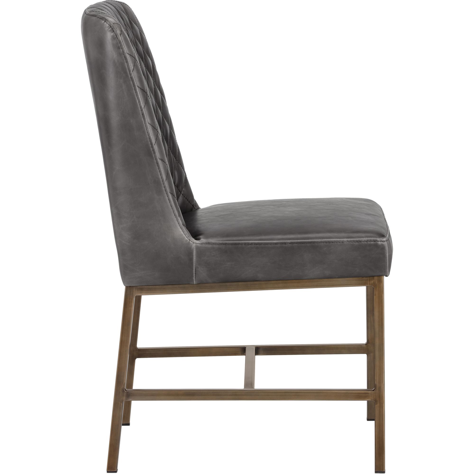Leighland Dining Chair - Overcast Grey 2 Leighland Dining Chair - Overcast Grey - Image 2