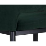 Thatcher Dining Armchair - Black - Deep Green Sky 104965 104965 THATCHER DINING CHAIR BLACK DEEP GREEN SKY 8