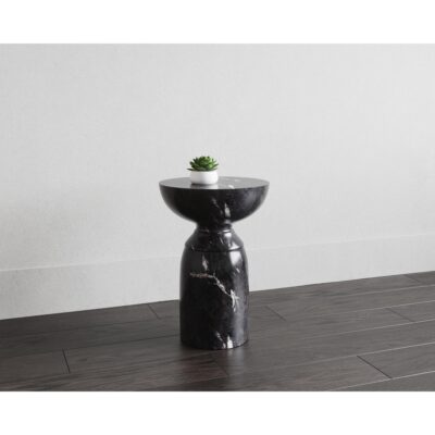 Goya End Table - Marble Look - Black 8 Goya End Table - Marble Look - Black 105012 105012 GOYA END TABLE MARBLE LOOK BLACK 5