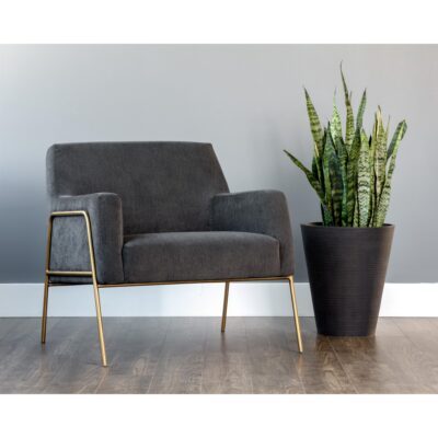 Cybil Lounge Chair - Polo Club Kohl Grey 12 Cybil Lounge Chair - Polo Club Kohl Grey 105018 105018 CYBIL ARMCHAIR POLO CLUB KOHL GREY 5