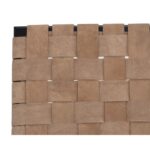 Omari Lounge Chair - Suede Light Tan Leather 105033 105033 OMARI LEATHER WEAVE CHAIR BLACK TAN 7