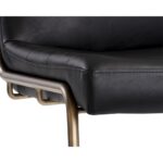 Anton Lounge Chair - Vintage Black 105098 105098 ANTON LOUNGE CHAIR VINTAGE BLACK 6