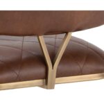 Virtu Swivel Dining Chair - Bravo Cognac 105105 105105 VIRTU SWIVEL CHAIR BRAVO COGNAC 8