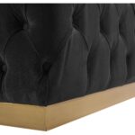 Babette Bench - Abbington Black 105110 105110 BABETTE BENCH BURNISHED BRASS BLACK 6
