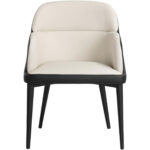 Hagan Dining Armchair - Dillon Cream / Dillon Black 105167 105167 HAGAN ARMCHAIR DILLON CREAM DILLON BLACK 1