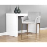 Gesa Counter Stool - Polo Club Stone 105168 105168 GESA COUNTER STOOL POLO CLUB STONE 5