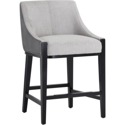 Aurora Counter Stool - Polo Club Stone / Overcast Grey