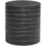 Corey End Table - Black 105332 105332 COREY SIDE TABLE 1