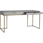 Jiro Desk - Grey Shagreen 105443 105443 JIRO DESK 1