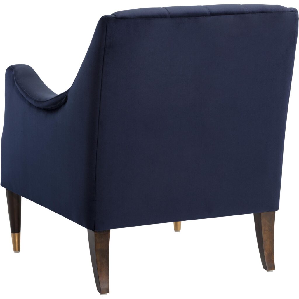 Patrice Lounge Chair - Abbington Navy - Image 4