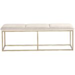 Alley Bench - Burnished Brass - Piccolo Prosecco 105517 105517 ALLEY BENCH PICCOLO PROSECCO BURNISHED BRASS 1