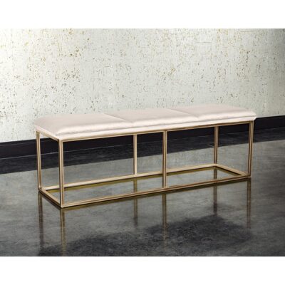 Alley Bench - Burnished Brass - Piccolo Prosecco 6 Alley Bench - Burnished Brass - Piccolo Prosecco 105517 105517 ALLEY BENCH PICCOLO PROSECCO BURNISHED BRASS 5