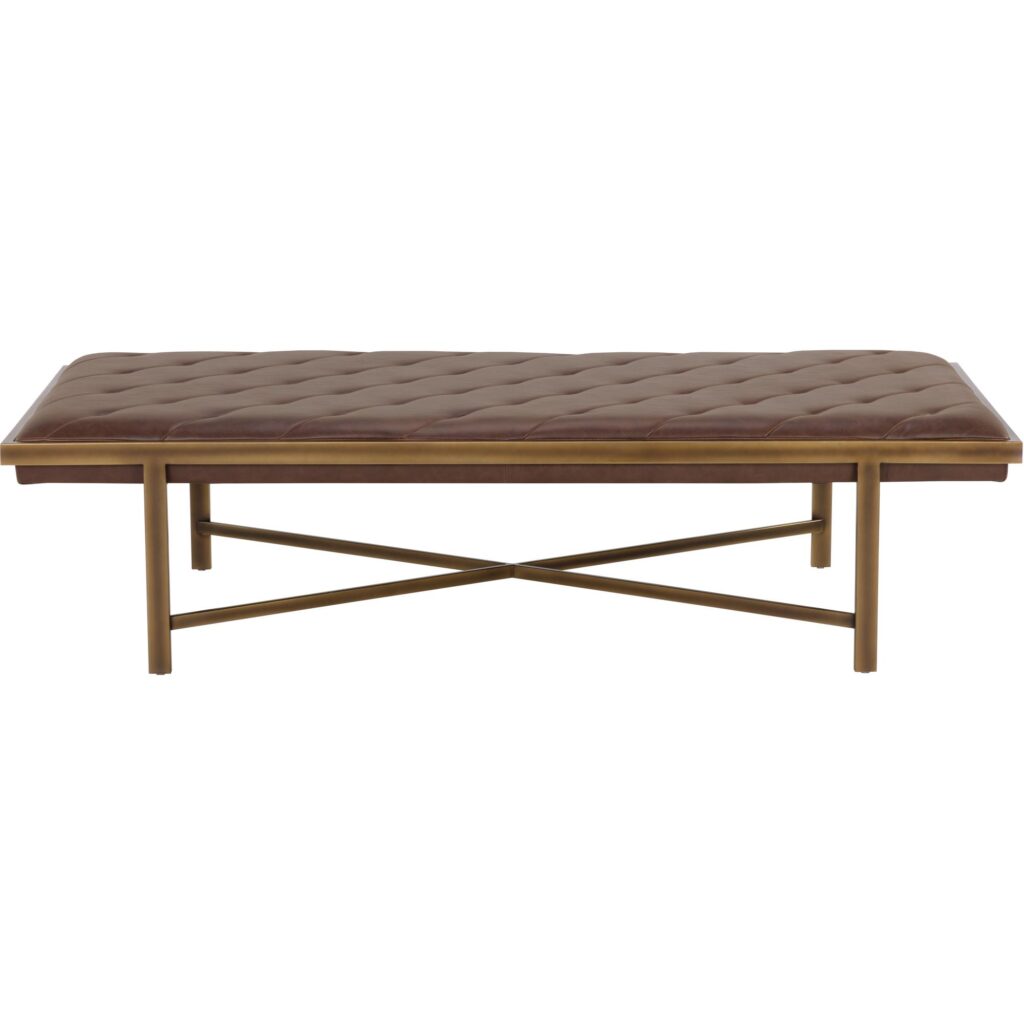 Kayla Bench - Vintage Cognac - Image 2