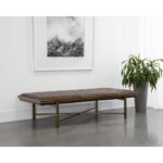 Kayla Bench - Vintage Cognac 105639 105639 KAYLA BENCH VINTAGE COGNAC 5