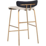 Lorelei Counter Stool - Dillon Cream / Dillon Black 106019 106019 LORELEI COUNTER STOOL 3