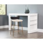 Lorelei Counter Stool - Dillon Cream / Dillon Black 106019 106019 LORELEI COUNTER STOOL 5