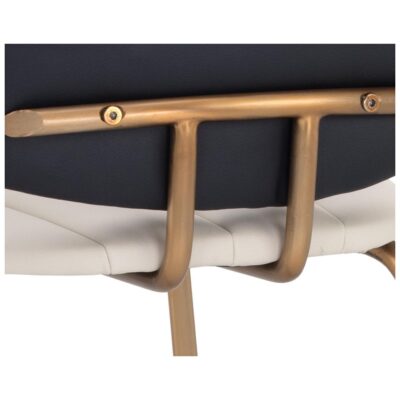 Lorelei Counter Stool - Dillon Cream / Dillon Black 106019 106019 LORELEI COUNTER STOOL DILLON CREAM DILLON BLACK 28