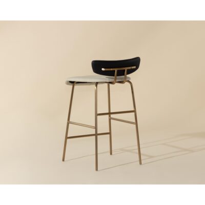 Lorelei Counter Stool - Dillon Cream / Dillon Black 106019 106019 LORELEI COUNTER STOOL DILLON CREAM DILLON BLACK 3