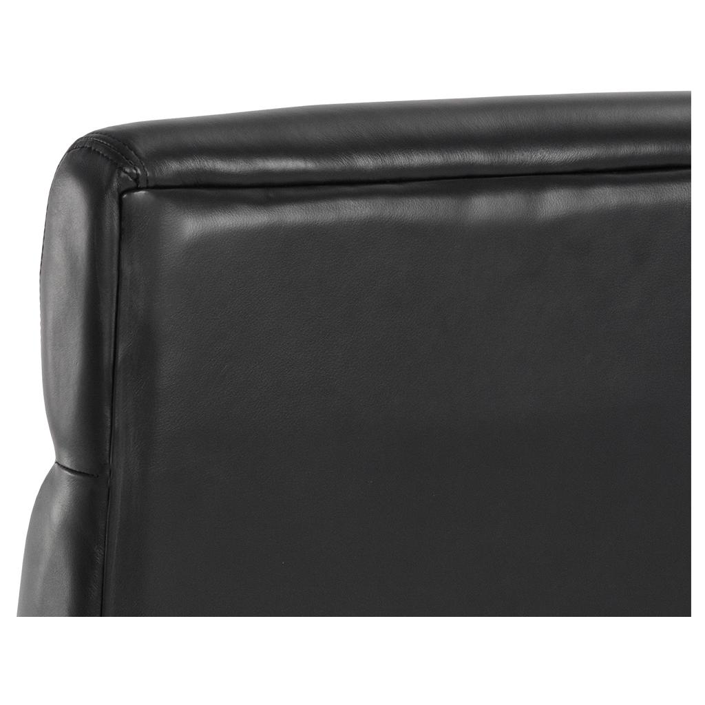 Collin Office Chair - Brown - Cortina Black Leather 16 Collin Office Chair - Brown - Cortina Black Leather - Image 16
