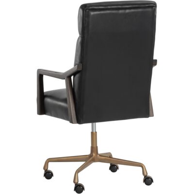 Collin Office Chair - Brown - Cortina Black Leather 24 Collin Office Chair - Brown - Cortina Black Leather 106090 106090 8