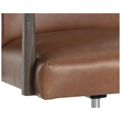 Collin Office Chair - Brown - Shalimar Tobacco Leather 28 Collin Office Chair - Brown - Shalimar Tobacco Leather 106091 106091 12