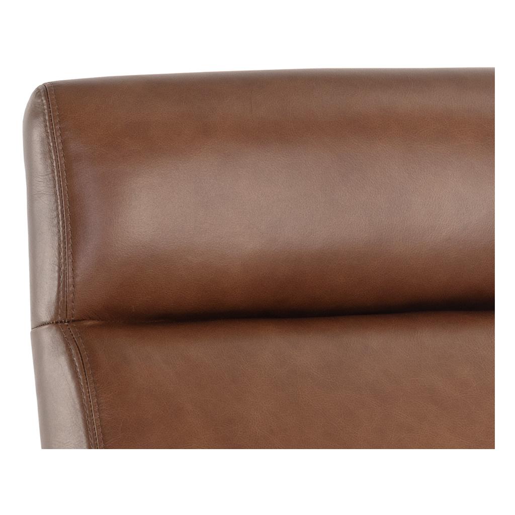 Collin Office Chair - Brown - Shalimar Tobacco Leather 14 Collin Office Chair - Brown - Shalimar Tobacco Leather - Image 14