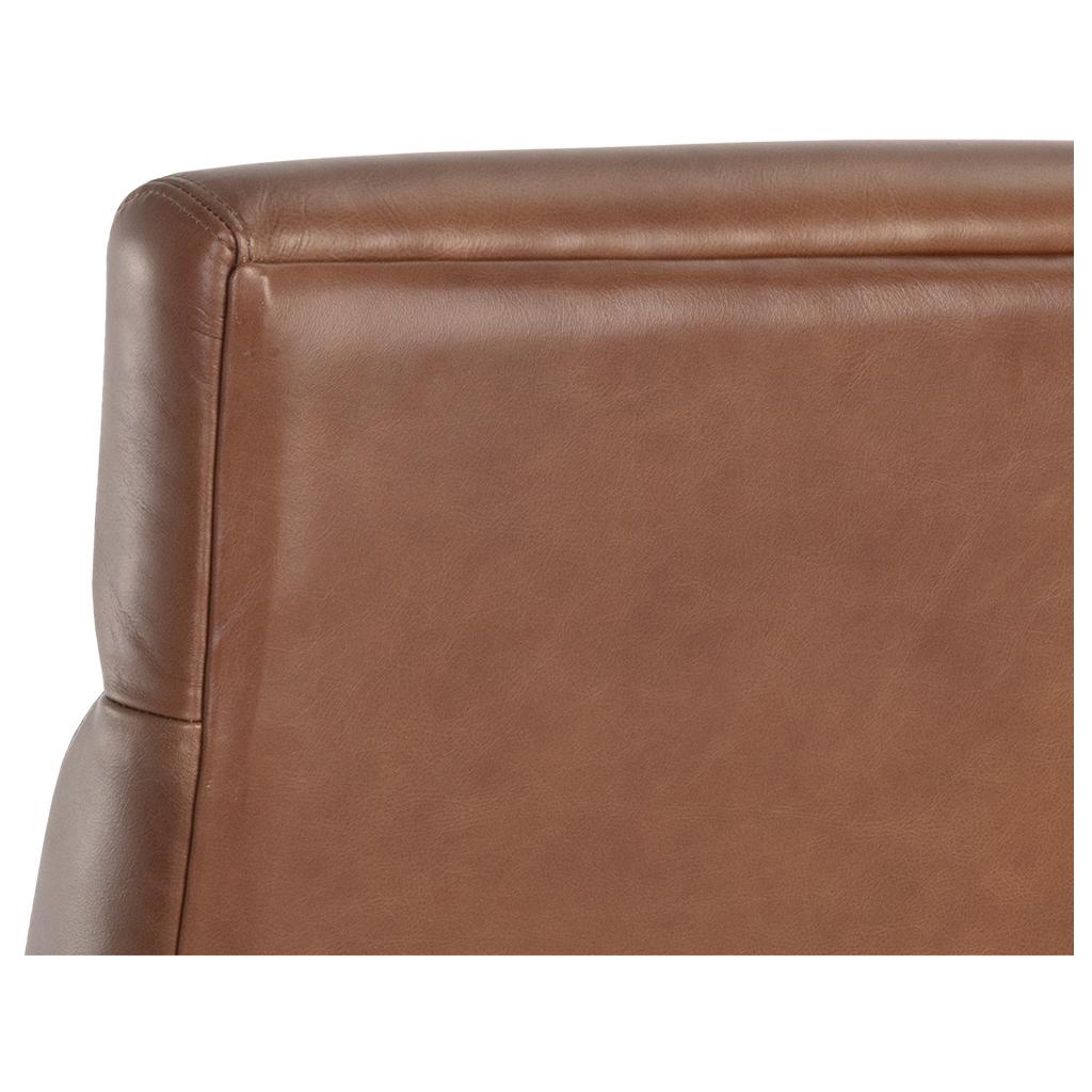 Collin Office Chair - Brown - Shalimar Tobacco Leather 15 Collin Office Chair - Brown - Shalimar Tobacco Leather - Image 15