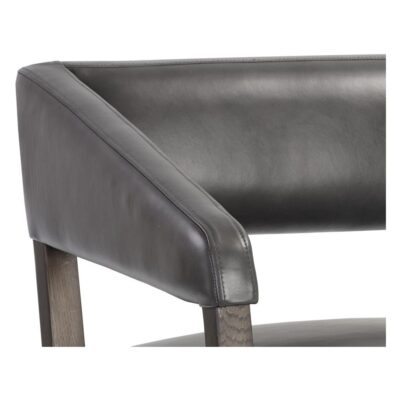 Carlyle Lounge Chair - Brentwood Charcoal Leather 106093 106093 7